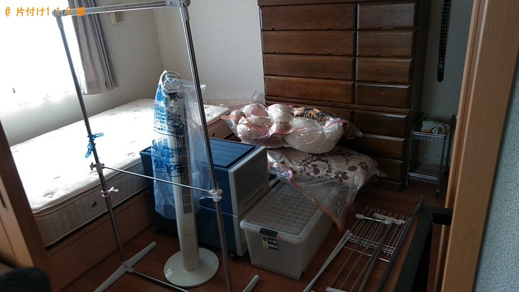 【山形市】扇風機、こたつ、衣装ケース、座椅子、布団等の回収・処分