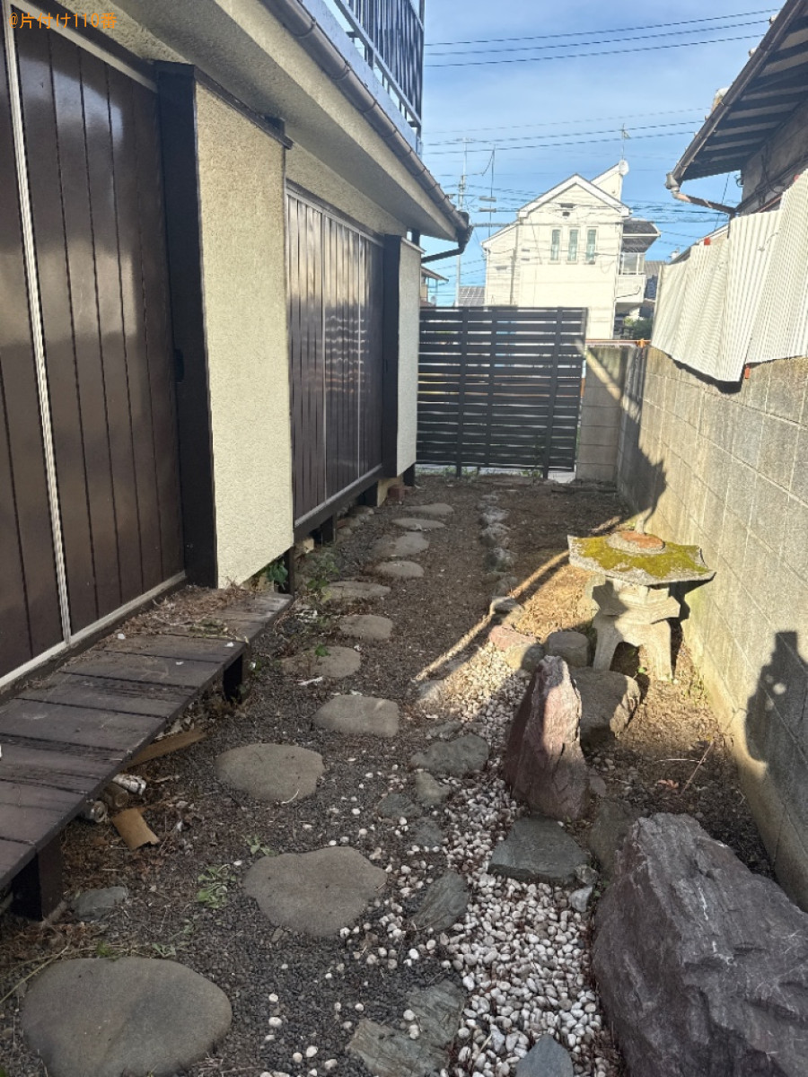 庭石、布団、自転車、ヒーター、一般ごみ等の回収・処分ご依頼