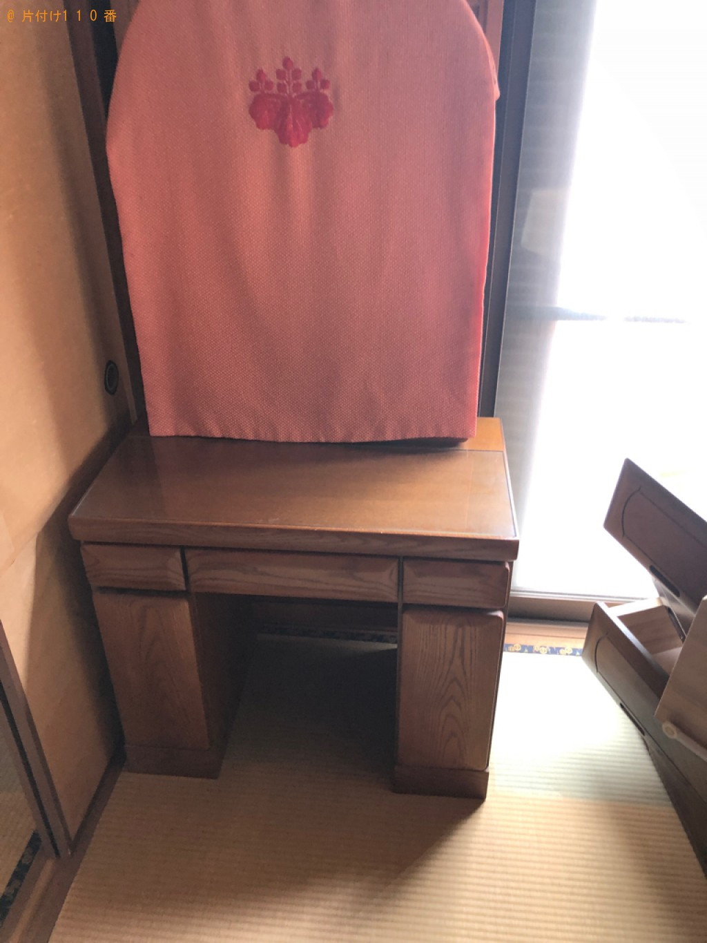 学習机、椅子、タンス、食器棚、鏡台の回収・処分ご依頼　お客様の声