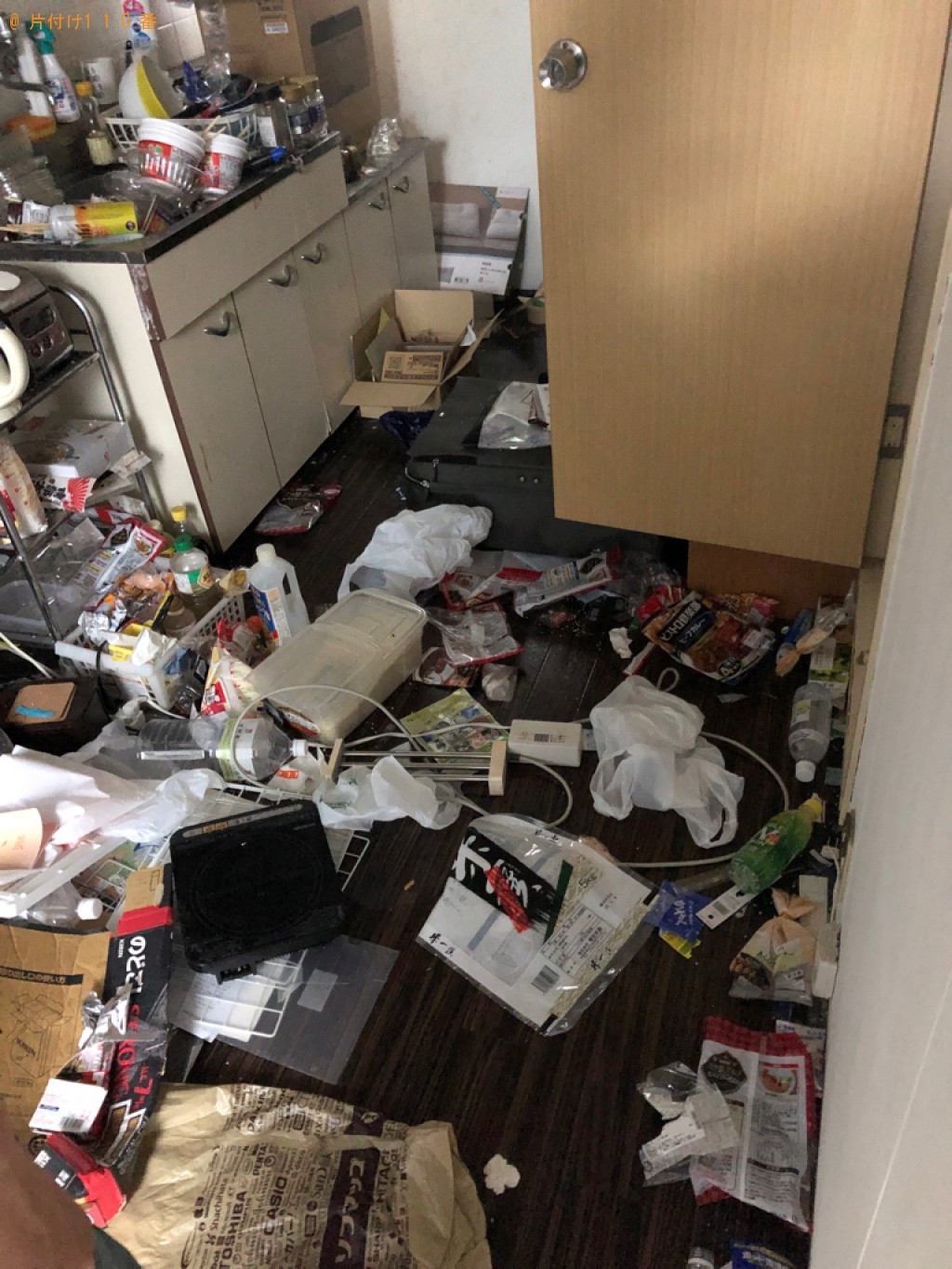 一般ごみの回収と整理整頓作業ご依頼　お客様の声