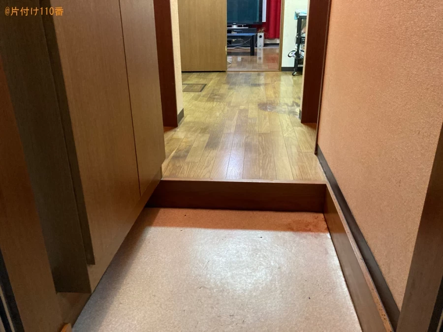 ゴミ屋敷状態になったお部屋の片付け作業ご依頼　お客様の声