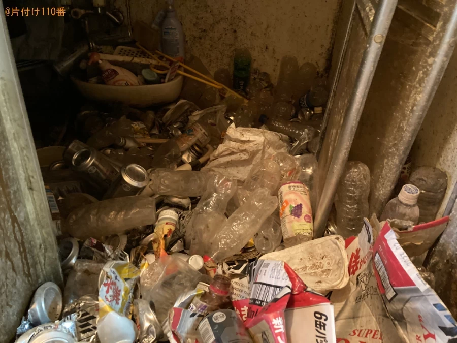 ゴミ屋敷状態になったお部屋の片付け作業ご依頼　お客様の声