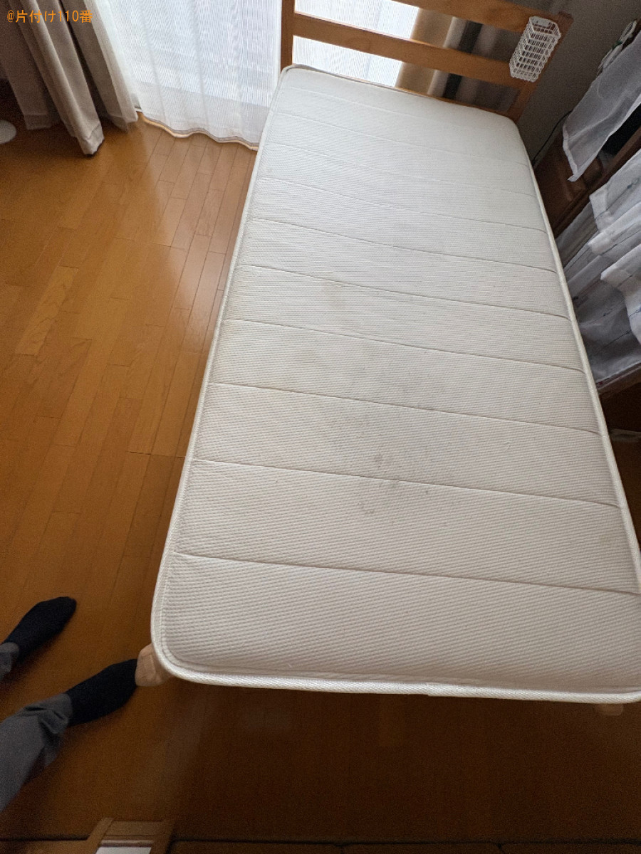 シングルベッドマットレスの回収・処分ご依頼　お客様の声